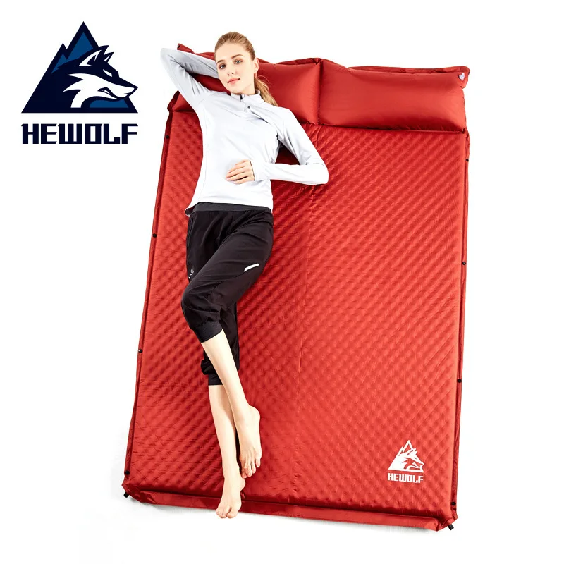 

Hewolf Thick 5cm Automatic Self-Inflatable Mattress Cushion Pad Tent Camping Mats Double Comfortable Bed Heating Lunch Rest Tour