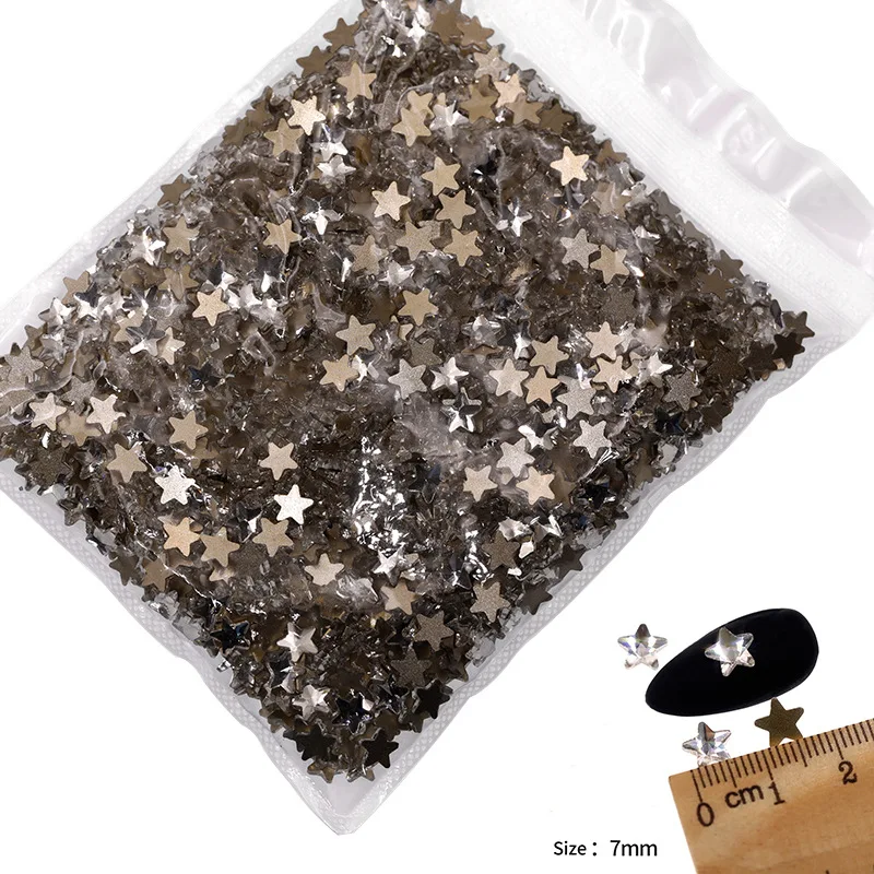 VDD P541-P580 Großhandel 1440 Stück Glas-Kristall-Strass mit flacher Rückseite, Glitzerstein in verschiedenen Formen für DIY-Bastelarbeiten, Nagelkunst und Dekoration – Detail 20