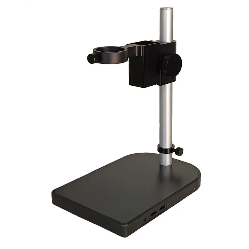 40mm Large Adjsutable Stereo Digital Industry Lab Microscope Lens Table Stand Dual Ring Holder+130X Zoom C-mount Lens