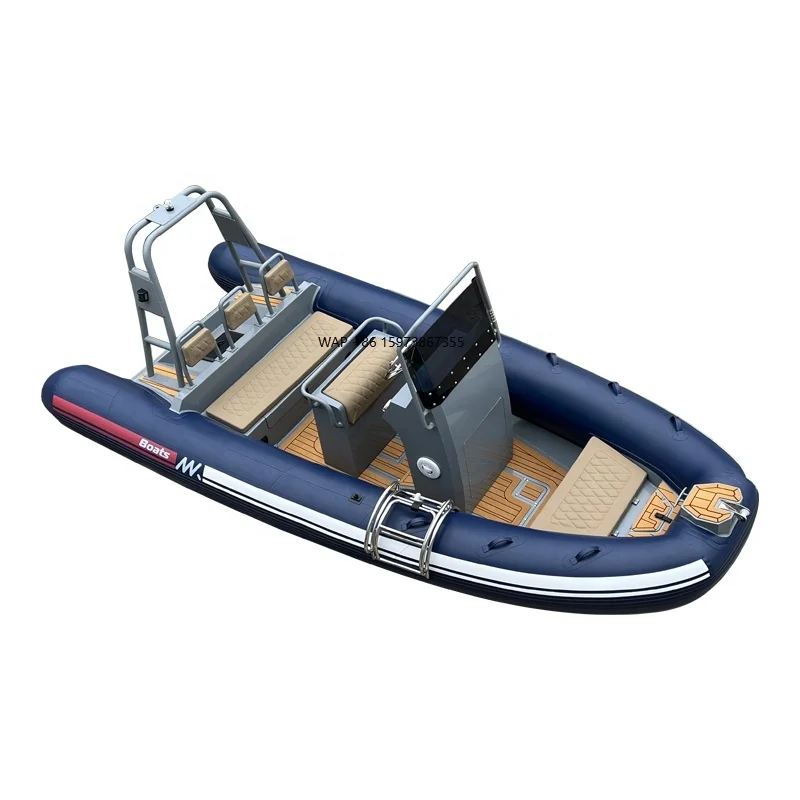 

Aluminum RIB Inflatable Boats 16ft RIB 500 PVC/Hypalon Inflatable Boat for Boat Fishing