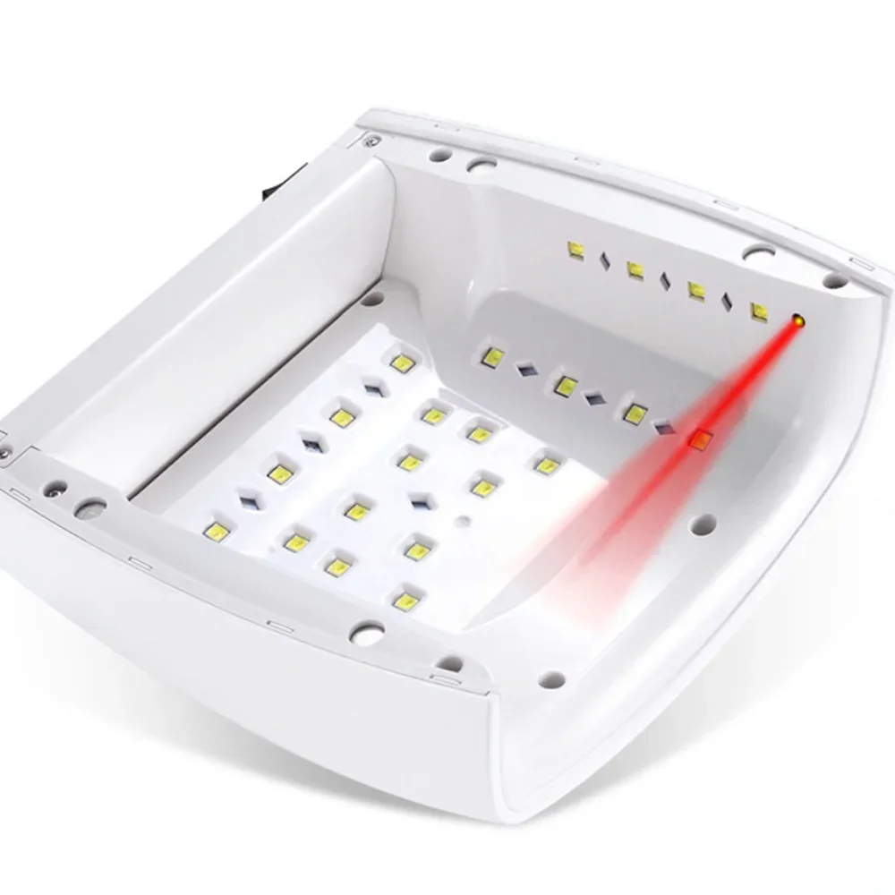 48W recarregável bateria embutida sem fio profissional LED lâmpada de unhas, secador de esmalte em gel para manicure e pedicure S10