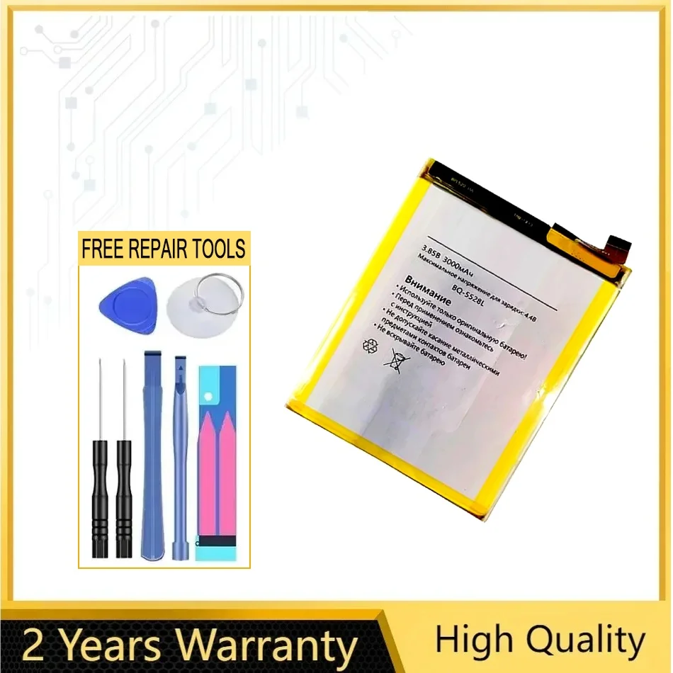 

Аккумулятор для мобильного телефона BQ-5528L для литий-ионных полимерных батарей BQ, с полным набором инструментов