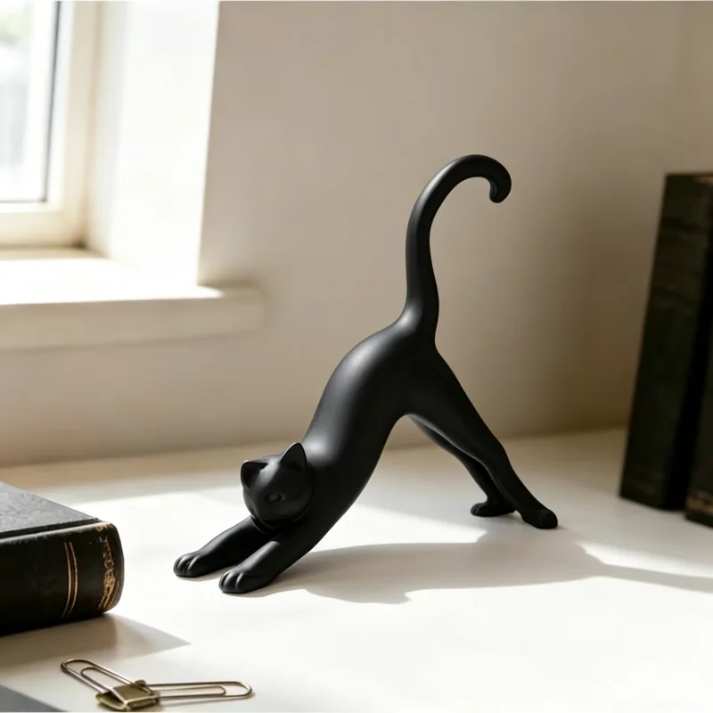 Yoga Stretch Cat Mini Sculptur - đánh giá và giá Photography Yoga