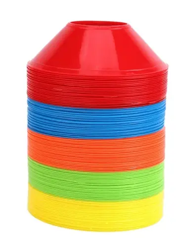 10/20/30pcs Soccer Training Sign Dish Pressure Resistant Cones Marker Discs Bucket Outdoor Basketball Football Training Sports