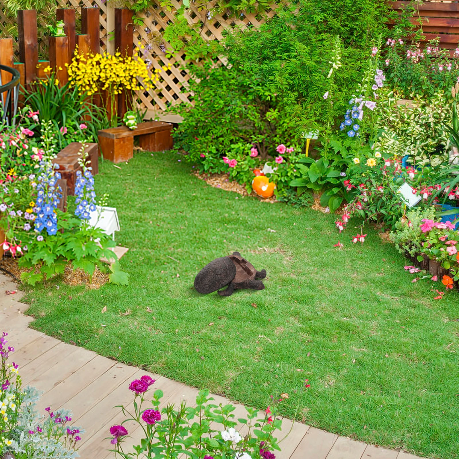 

Stone Fake Look Outdoor Key Hider For Garden Door Spare Keys Storage Resin Garden Key Holder Box Rock Container