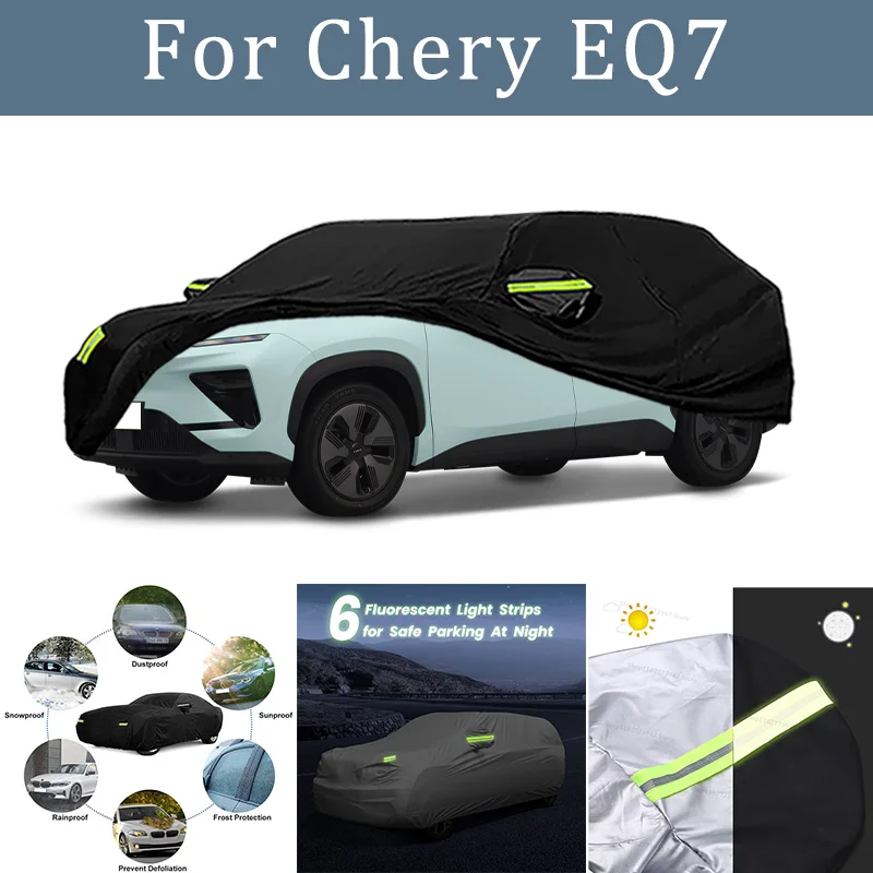 

For Chery EQ7 Car Cover Car Waterproof All Weather Automobiles Full Exterior Covers - Sun-proof Outdoor Anti scratch