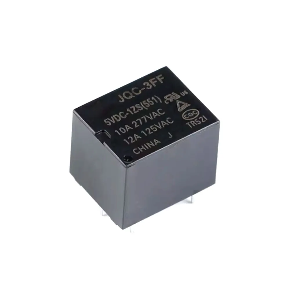 5 unids/lote relé JQC-3FF- 005 012 024-1ZS 10A 5 pines