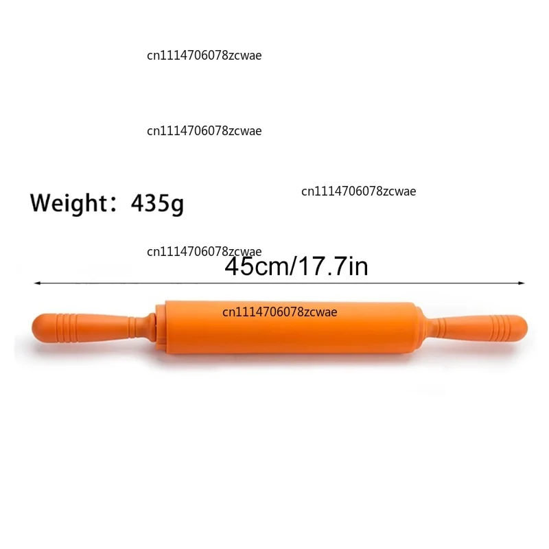 For Dough Pizza Non Stick Rolling Pin Baking Pastry Tool Adjustable Silicone Rolling Pin With 4 Spacers