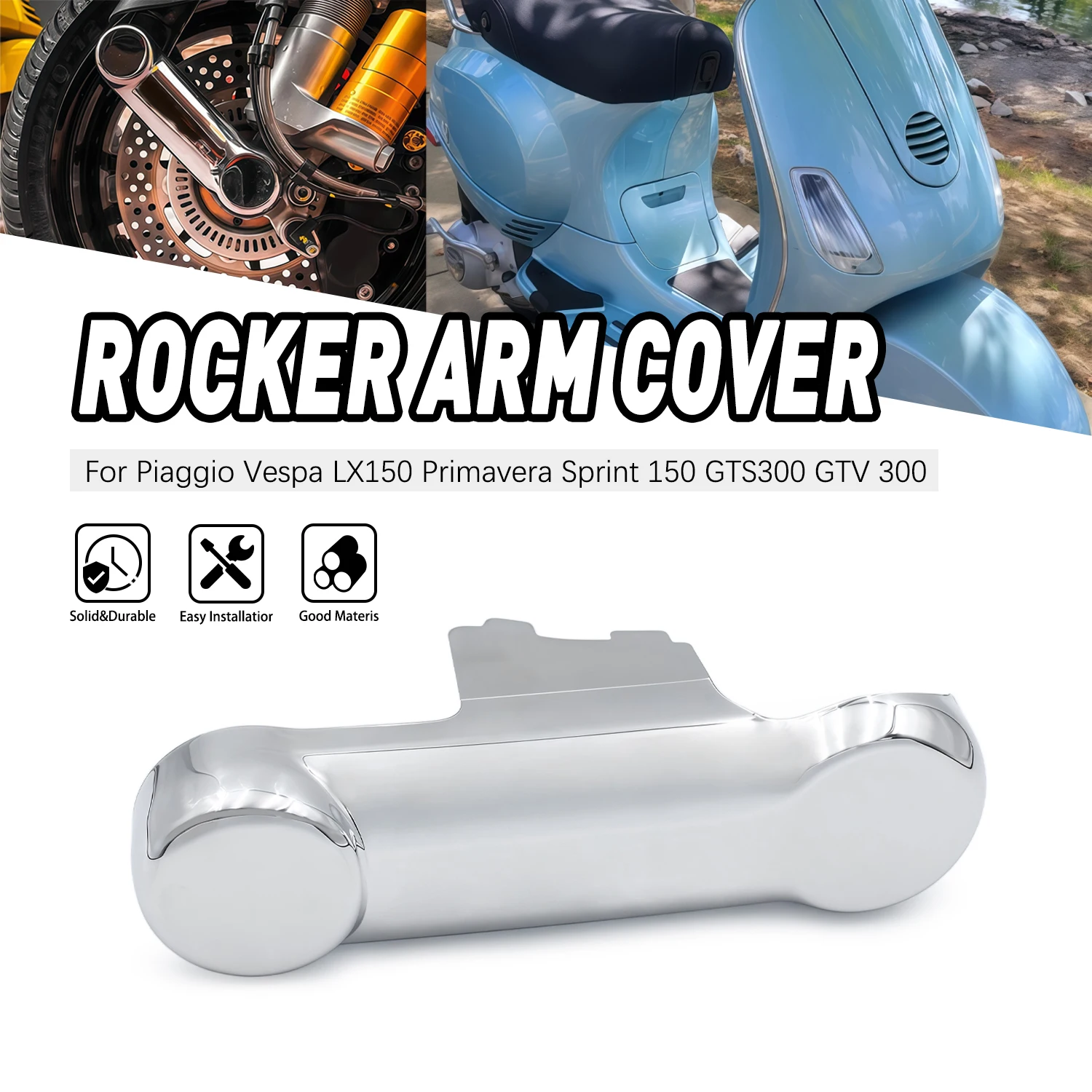 

Accessories moto Front Fork Decorative Cover ABS Plastic For Sprint Primavera150 GTS GTV300 LX150 Front Shock Absorber Trim Cap