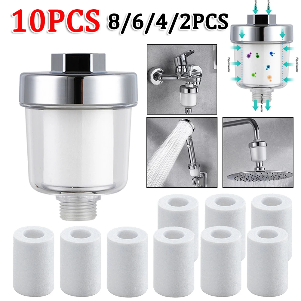 Water Outlet Purifier Kits Universal Faucet Filter For Kitchen Bathroom Shower Household Filter PP Cotton High Density