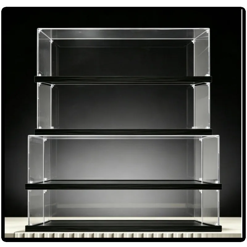 High Transparent Display Box for Lego 42141 42171 Super Racing Car, Building Blocks Storage Case ,model not included.