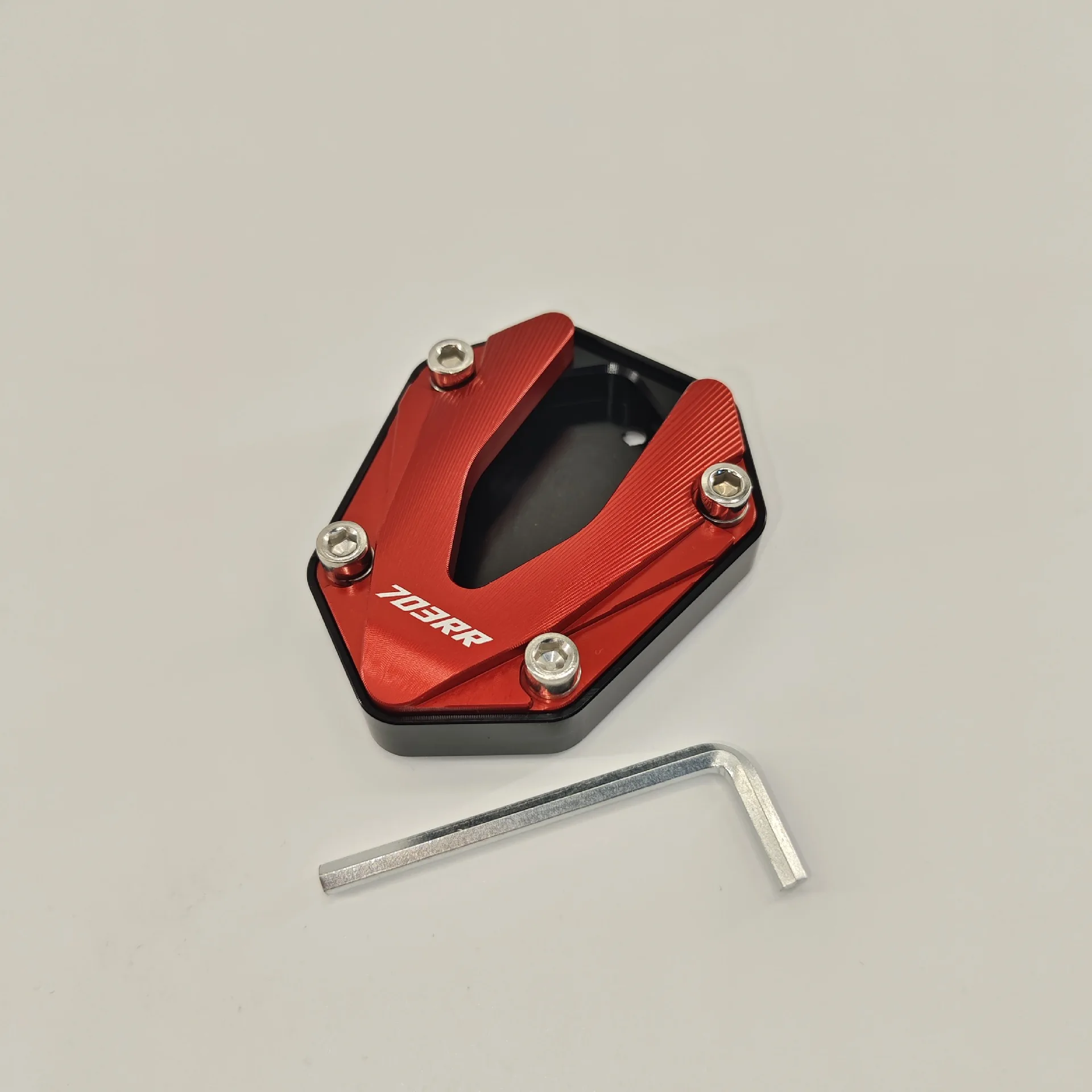 For Zontes 703RR Side Support Pad Aluminum Alloy Increase Widened Anti Skid ZT703 RR Pedal Brake Pedal Applicable