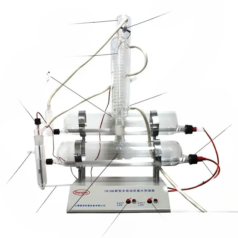 

glass double distilled water machine small double pure water still laboratory distilled water maker