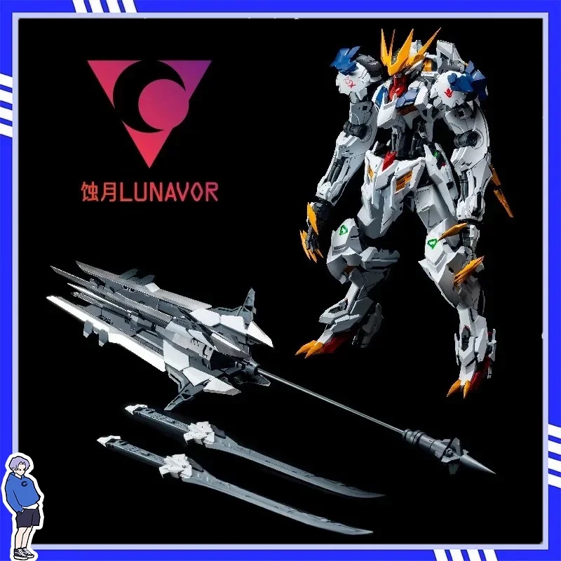

HOT New LUNAVOR Studio 1/100 Fenrir Wolf King Mech Assembly Action Figure Barbatos Anime Collectible Figures Gifts Custom Toy