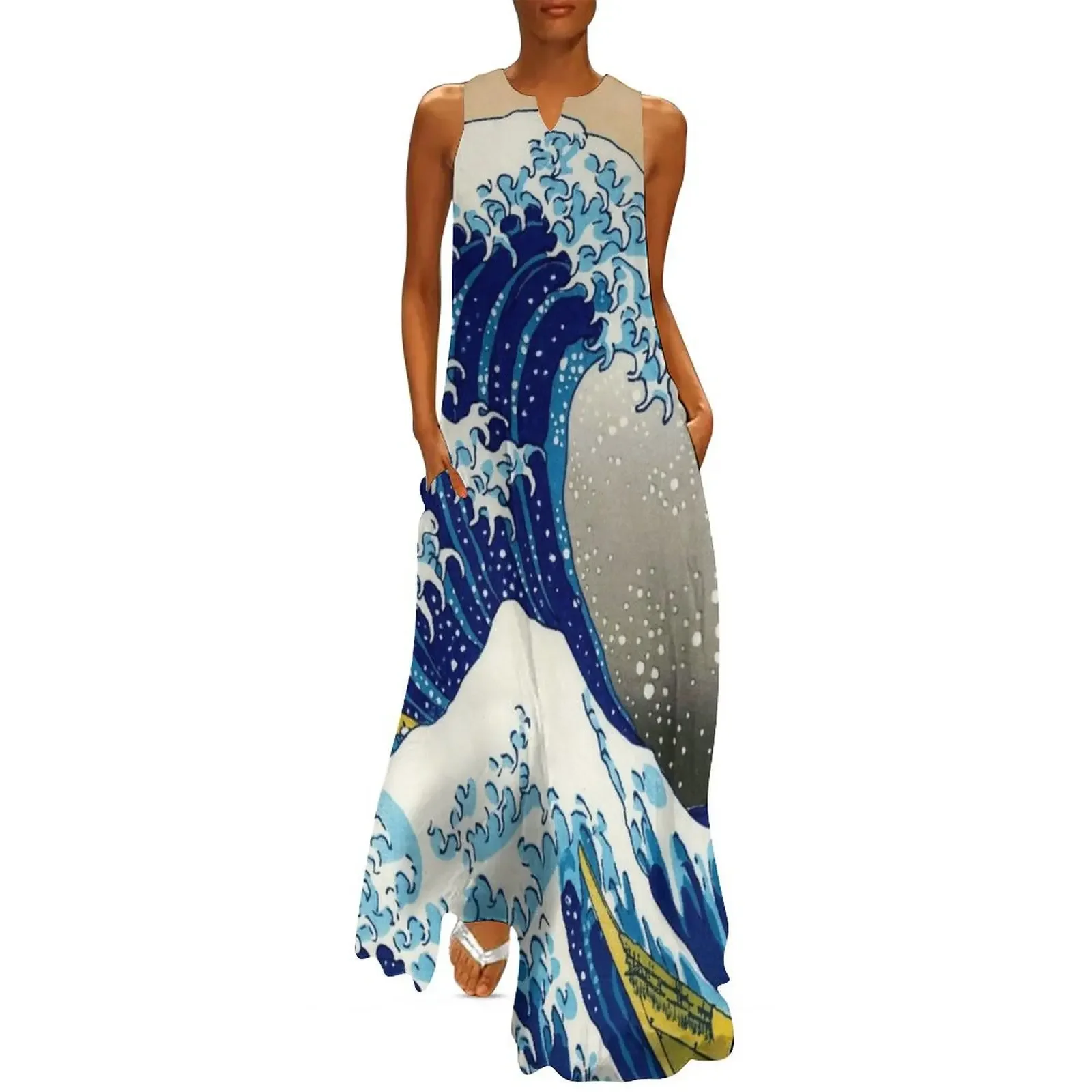 

Katsushika Hokusai - The Great Wave of Kanagawa Long Dress elegant party dresses for women 2024 dress party night