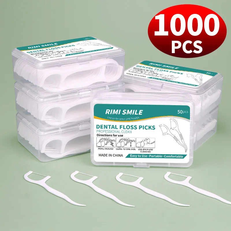 50/150/300/600/1000 PCS dental floss sticks oral care tools oral care dental floss floss holder toothpick set  cleaning teeth