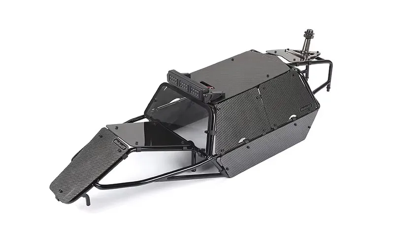 1/5 ROFUN HPI BAJA 5B用LEDオーバーヘッドライト付き高強度メタルロールケージ