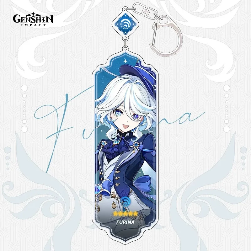 Genshin Impact Figura Chaveiro com Pingente, Personagem De Desenhos Animados De Anime, Jogo Chaveiro