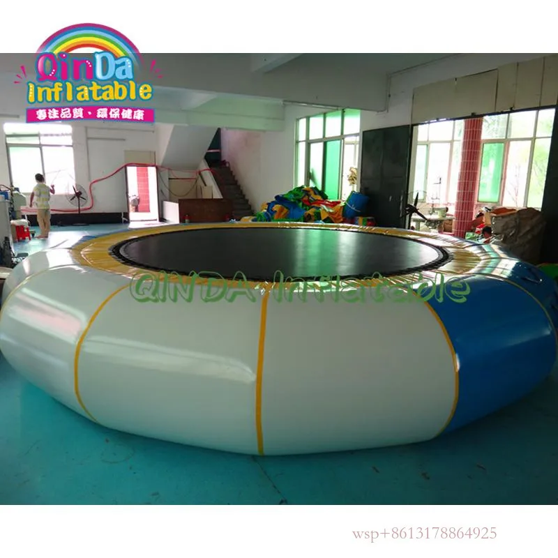 M 5 Diameter Aqua Park Round Inflatable Trampoline From China, Air Bouncer Inflatable Trampolines ,Air Jumping Bed For Sale S ,