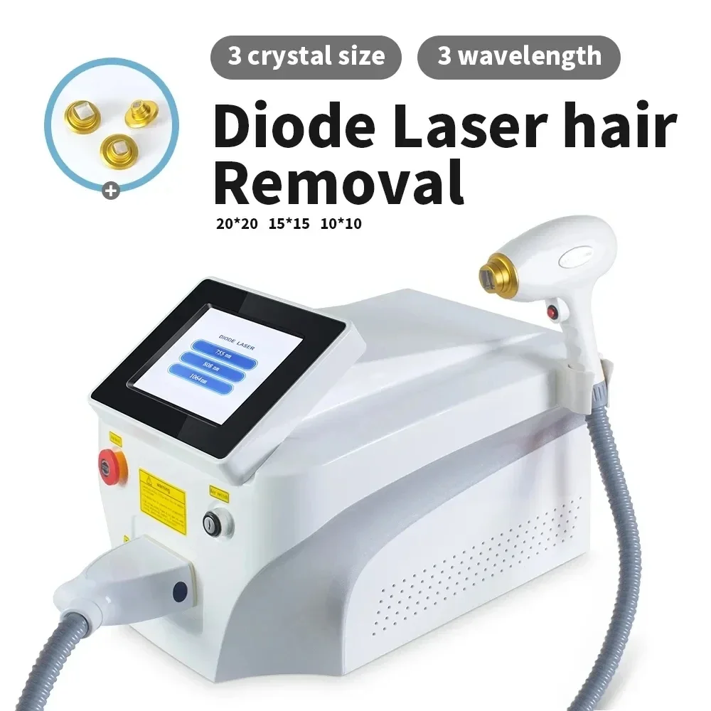 CE Professional 808 3 Wavelength 2000W High Power Alexandrite 808nm 755nm 1064Nm Diode Hair Removal Machine With CE