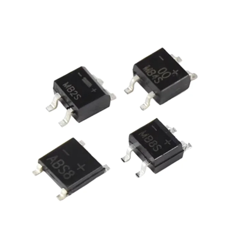 20PCS ABS8 ABS10 ABS210 ABS6 MB4S MB2S SOP-4 Gelijkrichterbrug Nieuw Op Voorraad