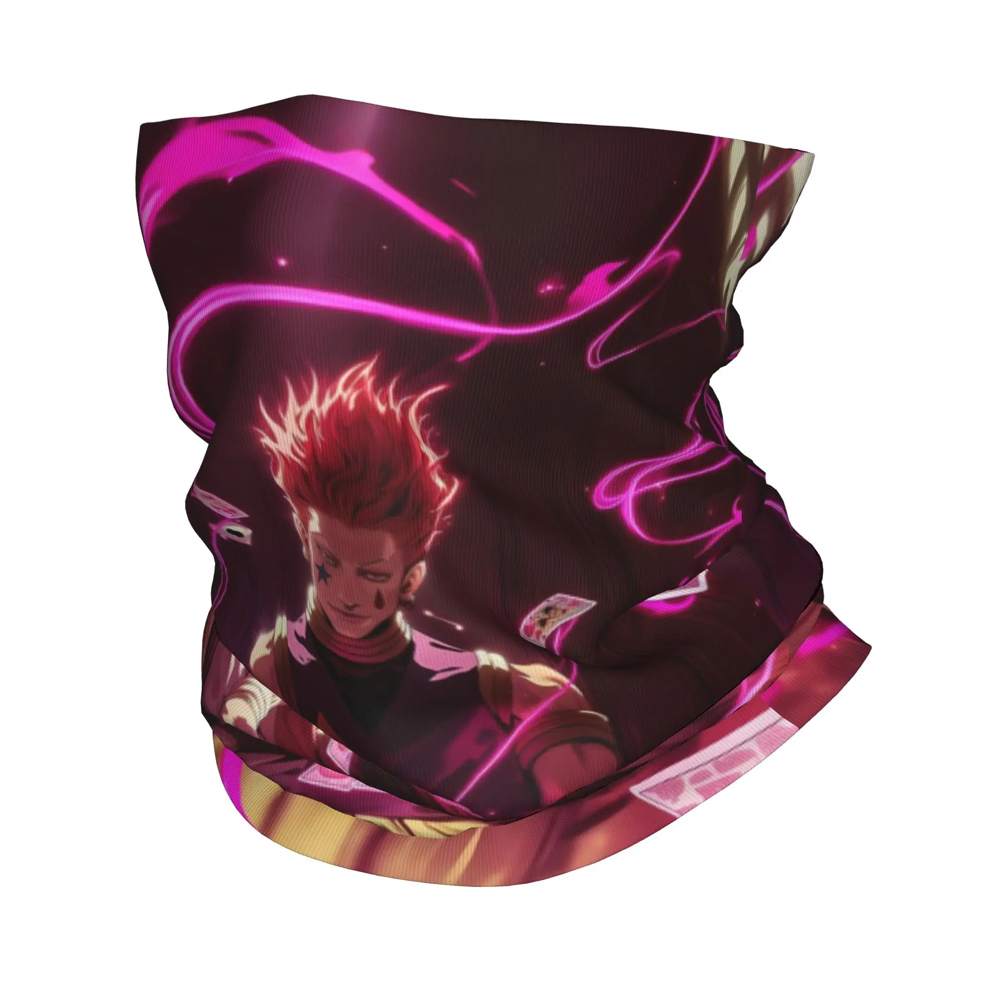 Bandana HxH personalizada para el cuello, polaina para esquí, ciclismo, hombres y mujeres, bufanda envolvente, Manga japonesa, Anime, diadema de dibujos animados, calentador