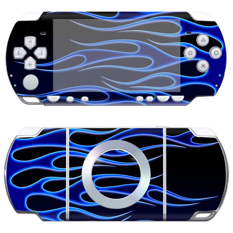 جلود واقية ل PSP 2000 وحدة تحكم تحكم الشارات غطاء الفينيل التفاف الجلد ملصقا