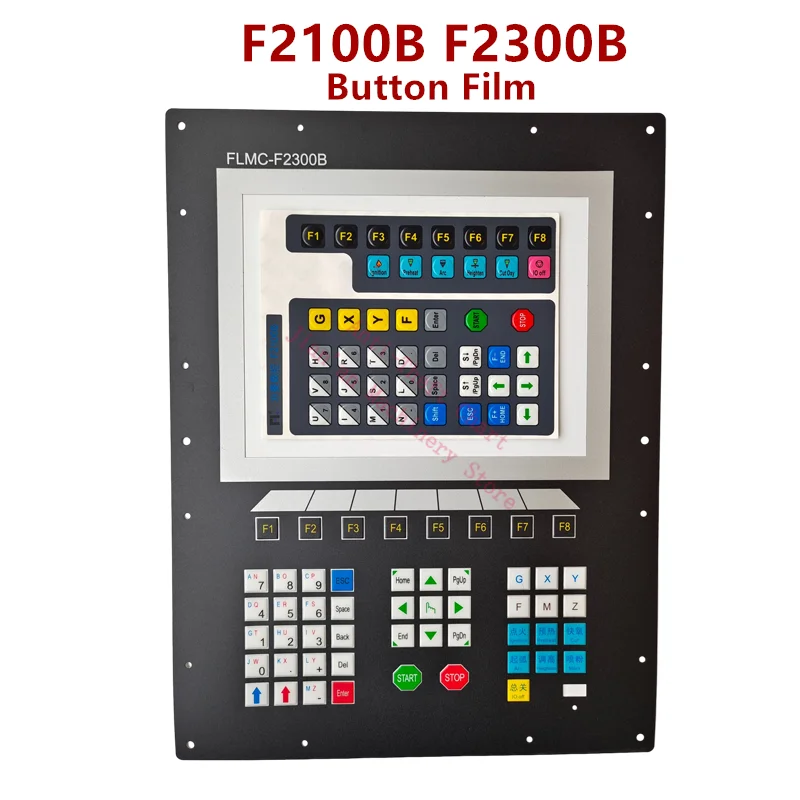 New English Version Button Film F2100B F2300B 2300BX SF-2100C Keyboard Display Screen Control System FangLing LCD CNC Controller