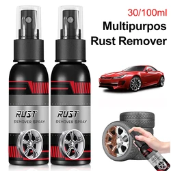 30/100ml Rust Inhibitor Car Exhaust Pipe Cleaner Tools Multipurpose Rust Remover For Car Wheels Window Motorcycle Maintenance