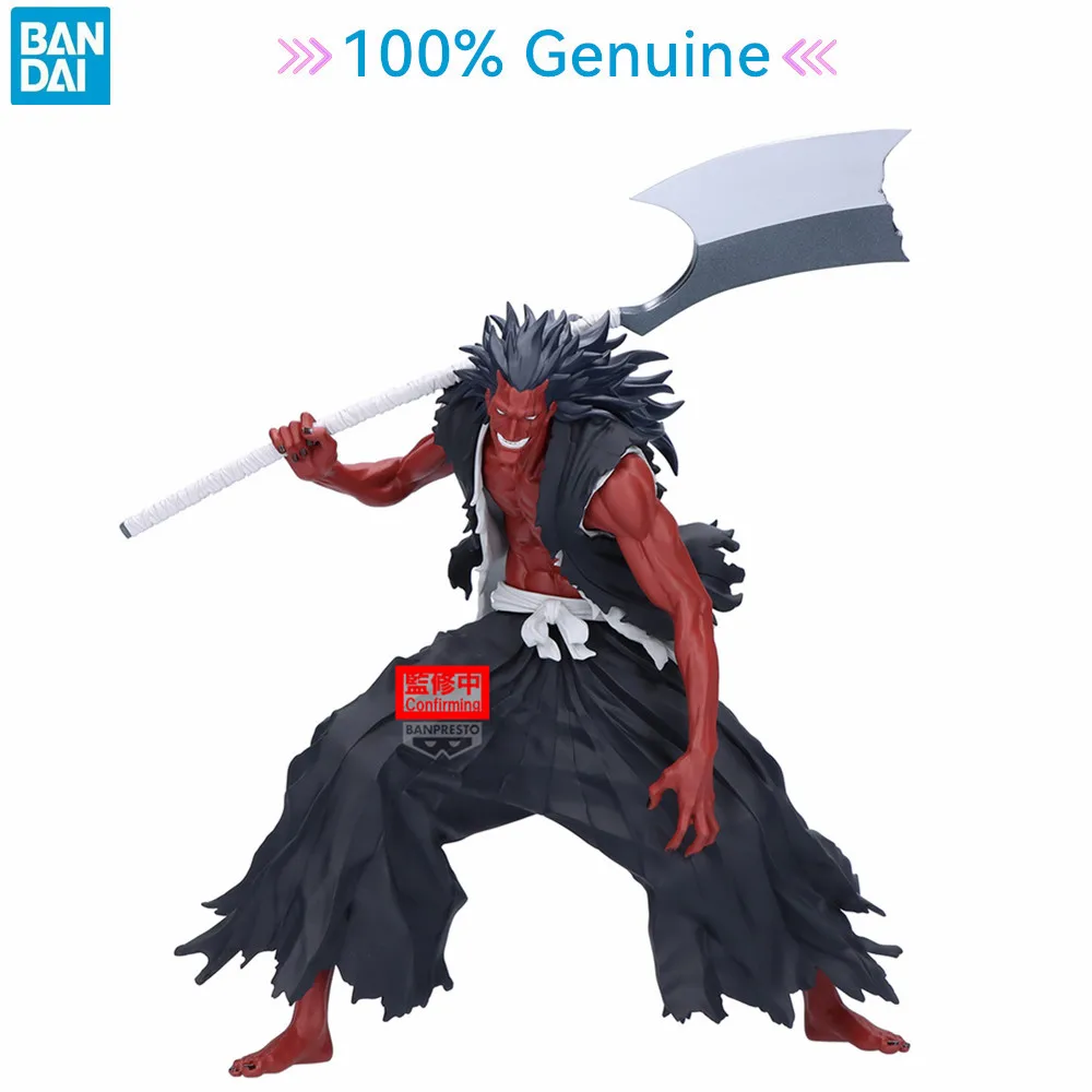 

Genuine Bandai Spirits Bleach Maximatic Zaraki Kenpachi Anime PVC Action Figure Banpresto Bleach Model Figurine Toys For Gift