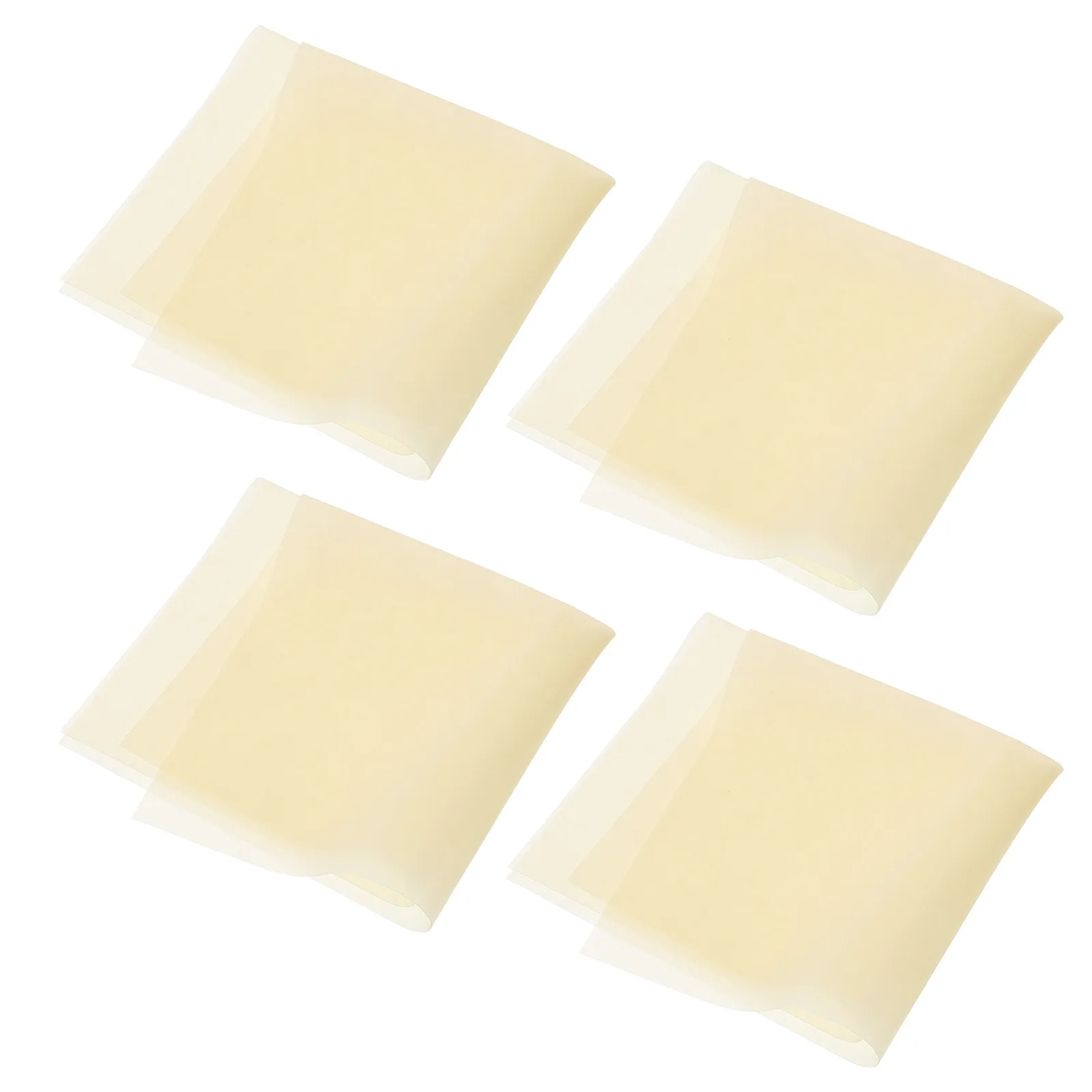 

4 Sheets Coin Penetration Dish Coin Thru Rubber Sheet Trick Prop Game Supply Magic Performance Accessories Close-