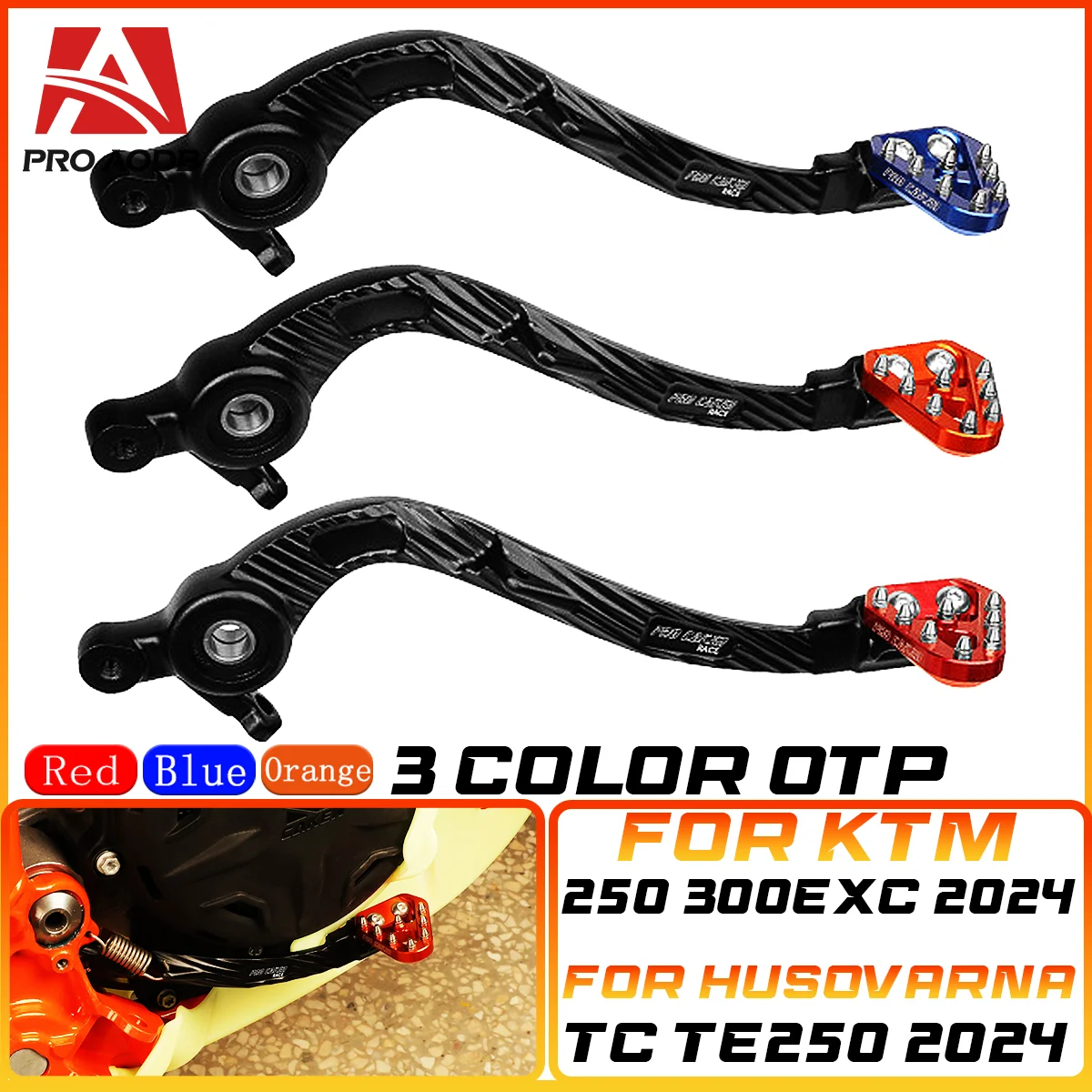 

Motorcycle CNC Foot Brake Pedal For KTM EXC250 EXC300 EXC 250 300 For Husqvarna TE FE 125 150 350 400 500 2023