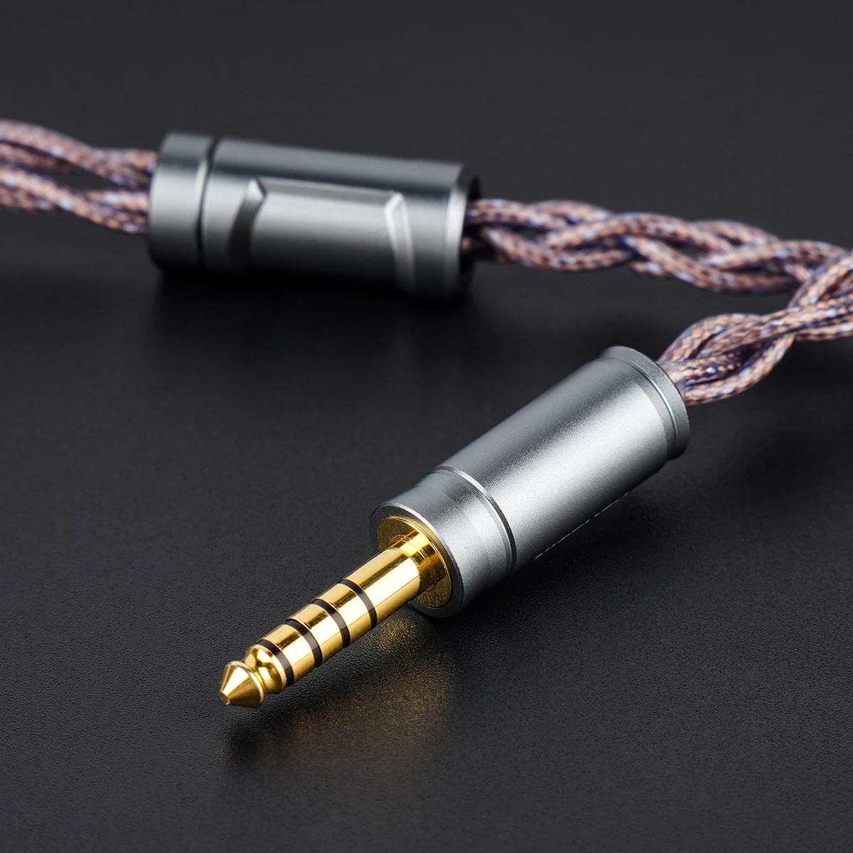 NICEHCK AceComet 8N OCC + versilbert + Legierung Kupferdraht HiFi-Kopfhörer-IEM-Kabel OFC 4,4-mm-Stecker für Davinci NX8 Cantor Himalaya