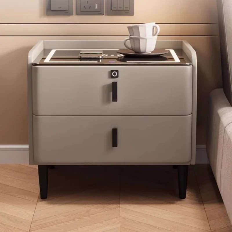 Bed Desk Storage Locker Design Bedside Table Room Bedroom Cabinet Sofa Side Designer Mesita De Noche Tables Wood Night End