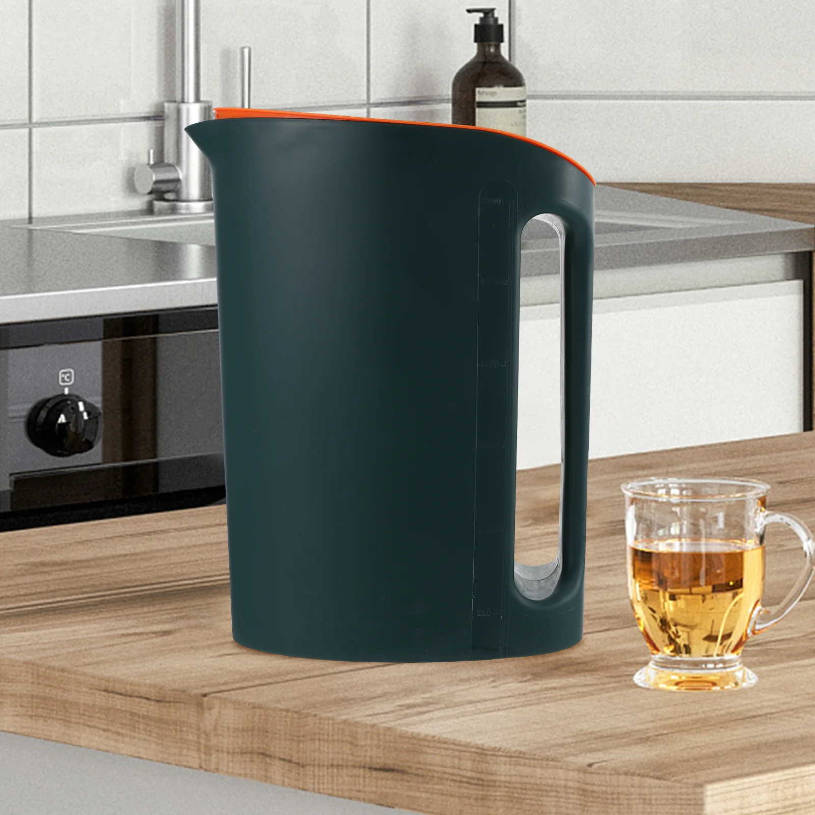 

Cold Water Kettle Large Capacity Plastic Pitcher Thickened Material Handle Summer Beverage Holder Scaled Water Kettle Cooling