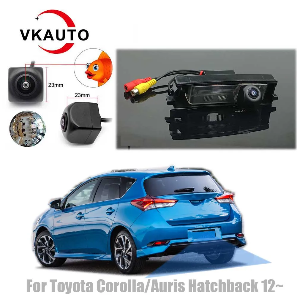 VKAUTO Rear View Camera For Toyota Corolla Hatch E180 E210 /Auris Hatch 2013~2022 CCD HD Night Vision Reverse Parking Camera