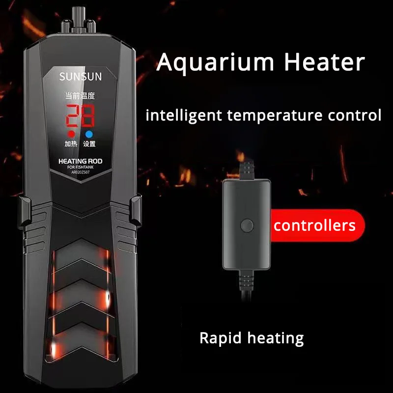 

Underwater Aquarium Heater Hopar Inline Thermostat Heatering Rod Body Water Fish Tank Thermostat Reptiles Meter For Submersible