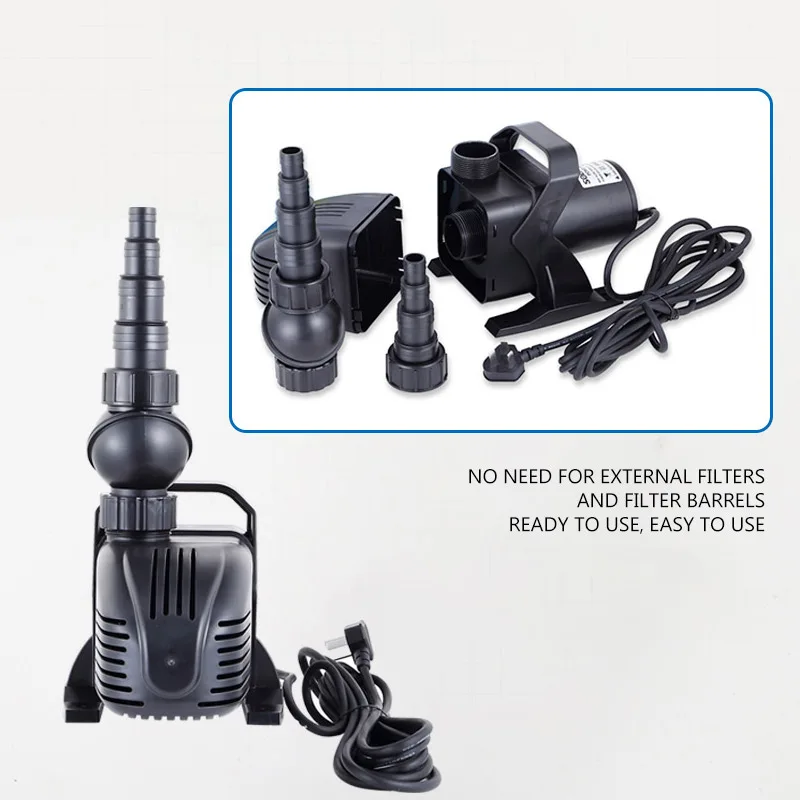 High-power submersible pump, fish pond pump, circulating filter pump, amphibious, large-flow, multi-function pump