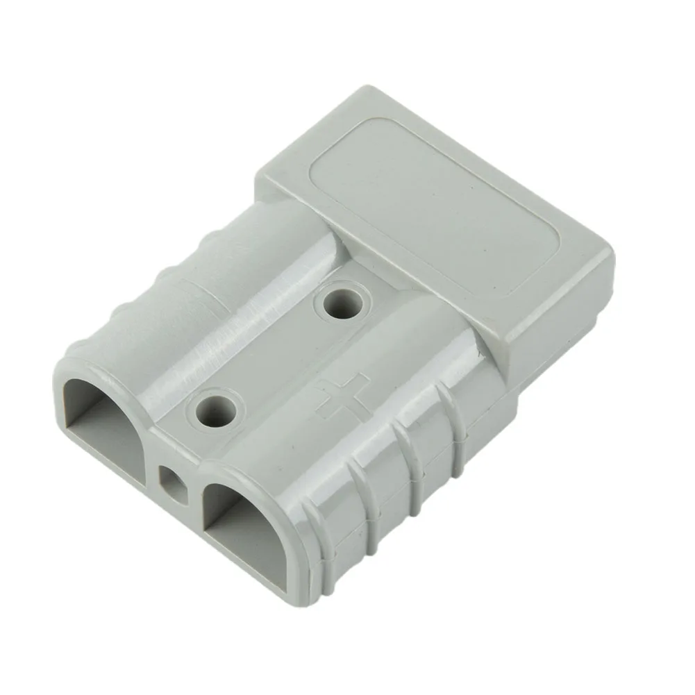 1 Pair 600V Industrial Battery Connectors For 50A 120A with PPO Insulation and 2 Pin Straight Interface for DC Power Systems