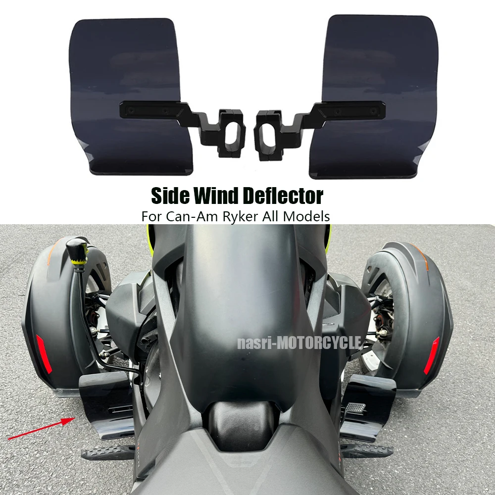Für Can Am Ryker 600 900 Ace Rally 2019-2025 Motorrad Windschutzscheibe Untere Seite Windabweiser Spoiler Verkleidung Abdeckung Kits