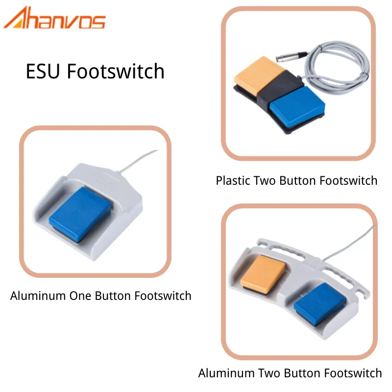 

Medical footswitch plastic and Aluminum two button pedal monopolar and bipolar cut coagulation