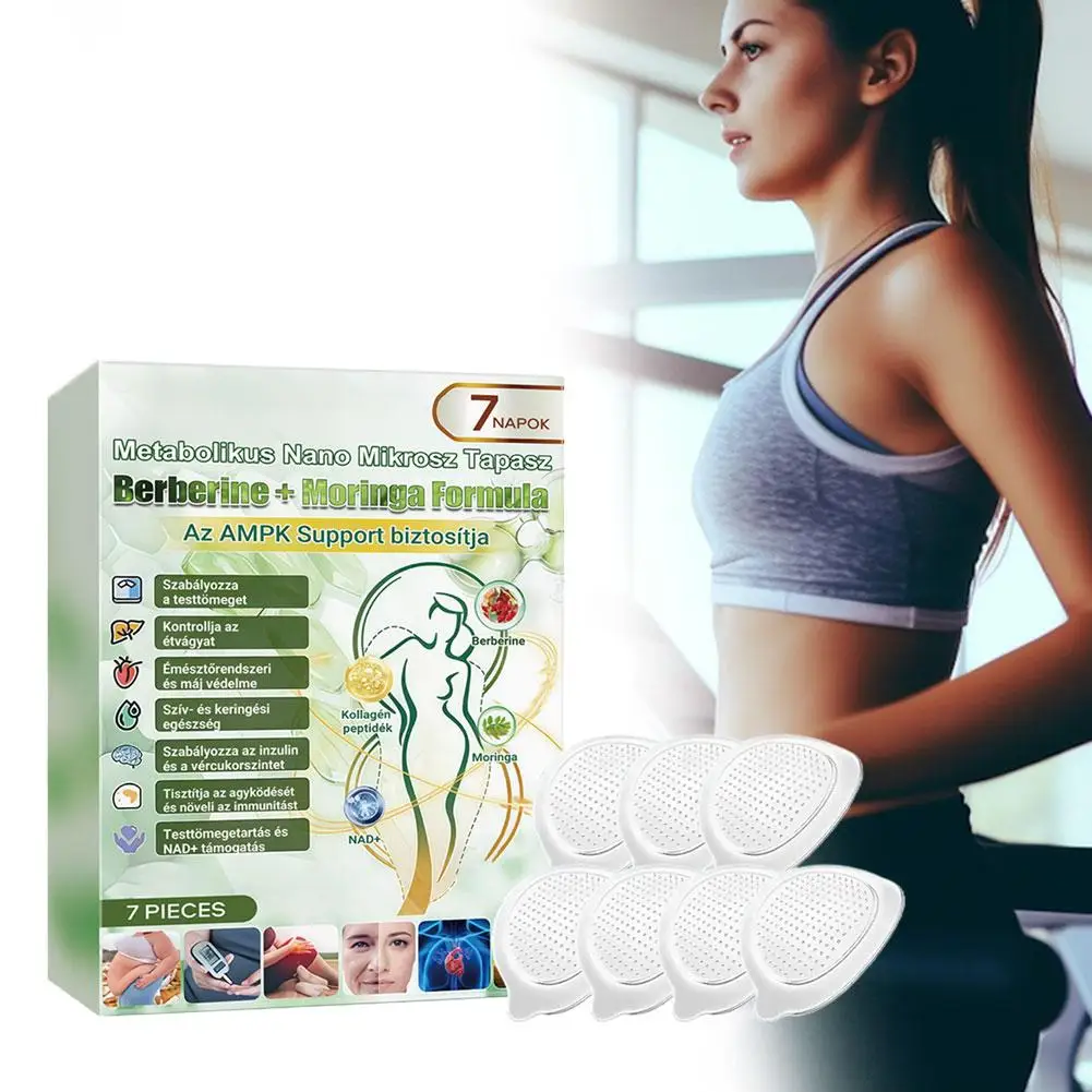 Parche de Microagujas Nano 10 en 1 de Moringa Avanzada, ≤0.3mm, Microdardos Suaves, Adhesivo Corporal Reafirmante y Moldeador, Cuidado Transpirable y Confortable