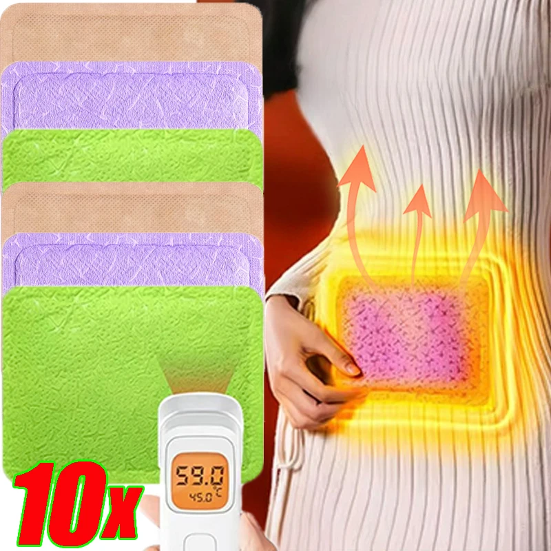 Kruiden Warm Lichaamspatch Langdurige verwarming Snelle opwarming Alsem Heet kompres Warme stickers Taille en buik Warme stickers