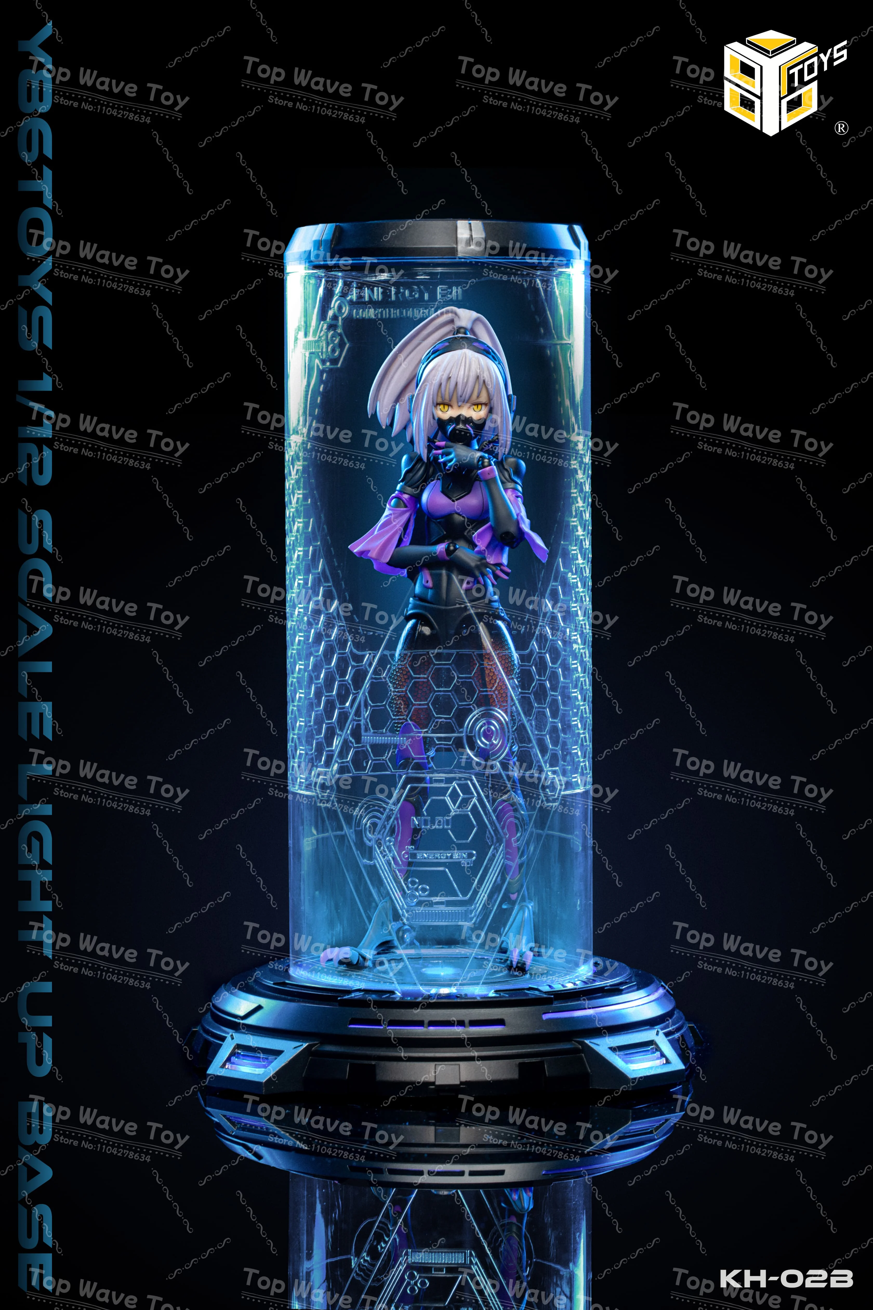 Nuovo Magazzino 86 GIOCATTOLI Scala 1/12 Soldato Mobile Suit Ragazza Generico Luminoso Display Stand Misura 6 pollici Action Figure Giocattoli Da Collezione