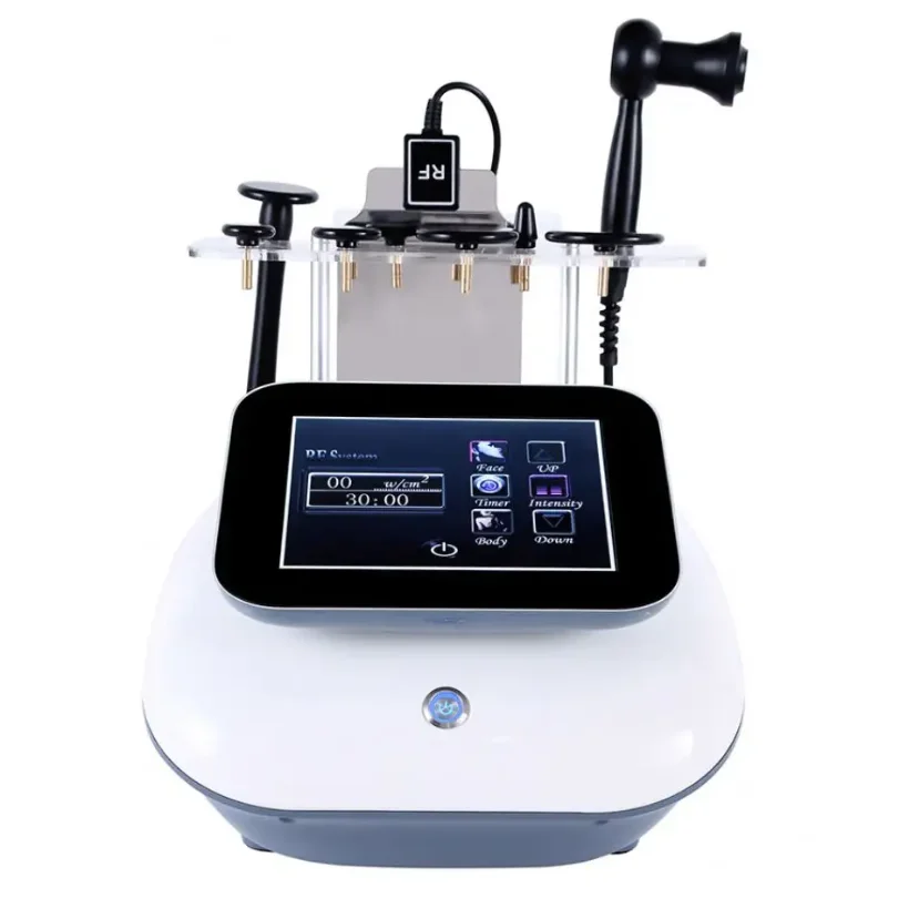 RF Body Face Lifting กระชับผิวริ้วรอยลบฟื้นฟูผิวแบบพกพา Monopolar RF กระชับผิว Body Slimming Machine