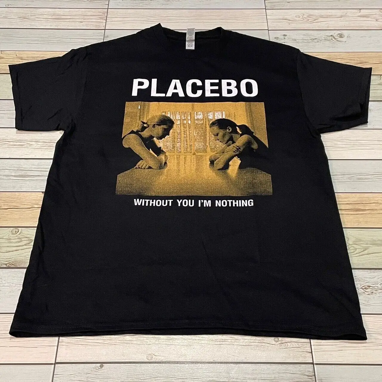 Rare Placebo Bootleg Band Tour T Shirt Smashing Pumpkins