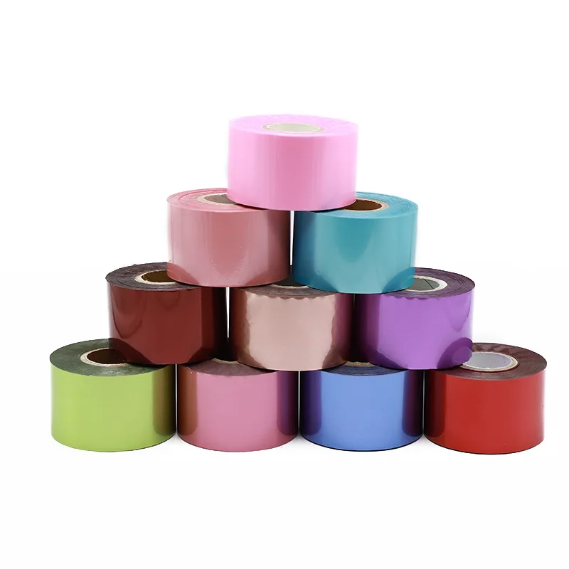 120m/roll Metal Color Nail Foils Matte Mirror Effect Nail Transfer Foil Slider Decals Hot Stamping Foils Transfer Foil Paper