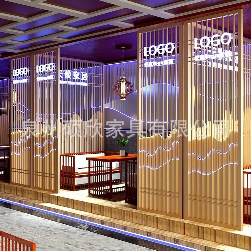

Custom Dining Room Partition Screen Restaurant Booths, Dining Rooms, and Hot Pot Restaurants