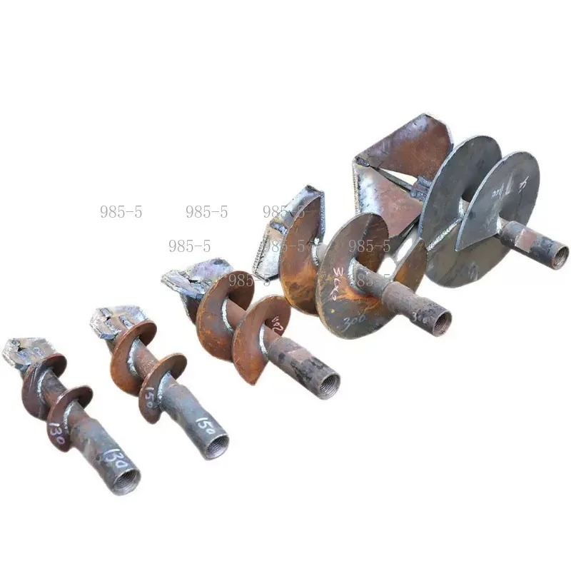 Earth Fetching Tri-lobed Alloy Twist Drill Bit Soil Sampling Auger Bit