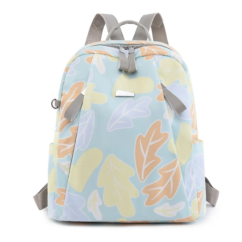 Backpack New Computer Small Backpack Oxford Cloth Women's Bag Casual Large Capacity Outdoor Backpack Multi functional Women's Ba